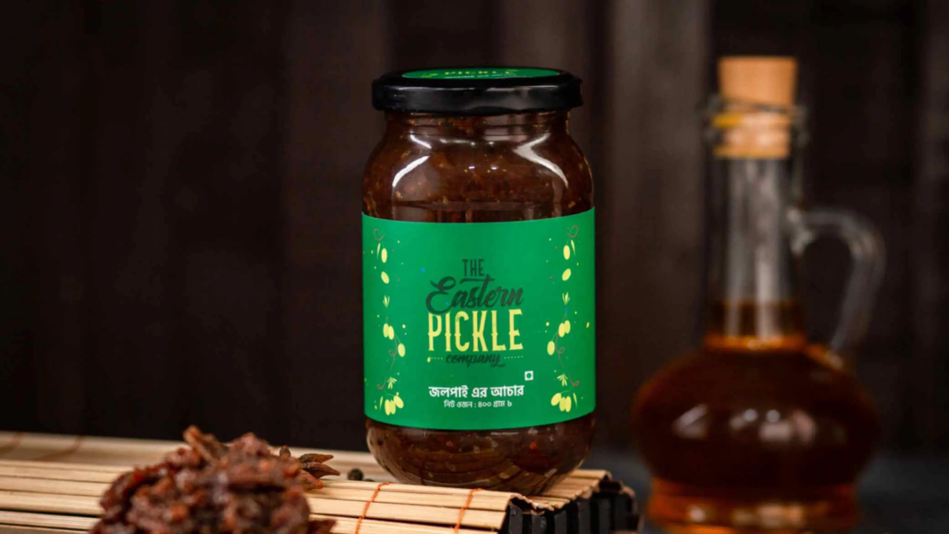 Olive pickle jar of The Eastern Pickle Company